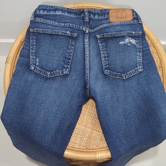 Moussy Vintage Skinny Jeans Faded Medium Wash Denim Women's Size 26 - Picture 4 of 8